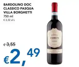 Migross Supermercati e Market Bardolino DOC Classico Pasqua Villa Borghetti offerta