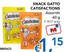 Migross Supermercati e Market Snack gatto Catisfactions offerta