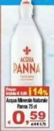 CTS Supermercati Acqua Panna offerta