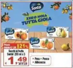 CTS Supermercati Succhi di frutta Santal offerta