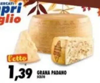 Compri Meglio Grana Padano scelto offerta