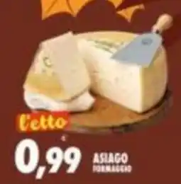 Compri Meglio Asiago formaggio offerta