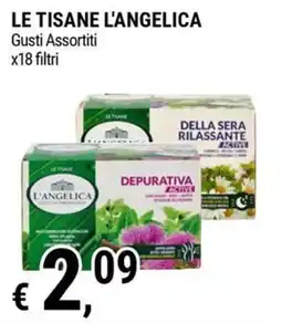 Tre Valli Supermercato Tisane L'Angelica Gusti Assortiti offerta
