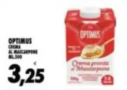 Compri Meglio Optimus crema al mascarpone offerta