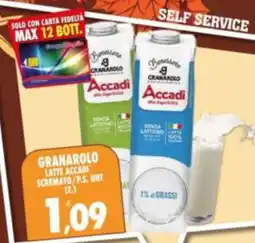 Compri Meglio Granarolo latte Accadi scremato offerta