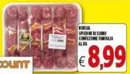 Iper Triscount Spiedini di suino offerta
