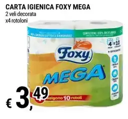 Tre Valli Supermercato Carta igienica Foxy Mega offerta