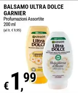 Tre Valli Supermercato Balsamo ultra dolce Garnier offerta