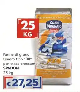 Italy Cash Farina di grano tenero tipo "00" per pizza croccante Spadoni offerta