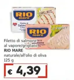 Italy Cash Filetto di salmone RIO MARE offerta