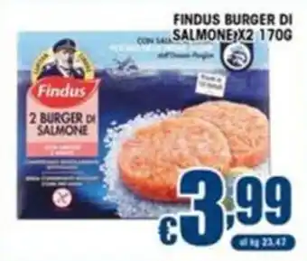 Findus burger di salmone