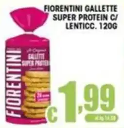 Sacoph Fiorentini gallette super proteine c/ lenticchie offerta