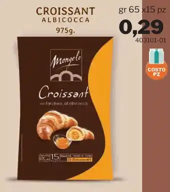 Croissant Mongelos albicocca