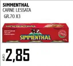 Big Food Simmenthal carne lessata offerta