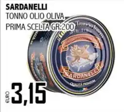 Big Food Tonno olio oliva Sardanelli offerta