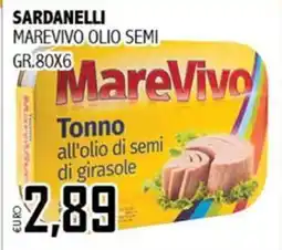 Big Food Tonno all'olio di semi di girasole MareVivo offerta