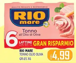 Big Food Rio mare Tonno all'Olio di Oliva offerta