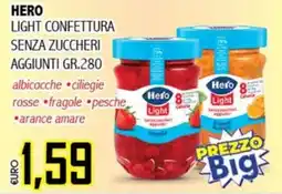 Big Food Hero light confettura senza zuccheri aggiunti offerta