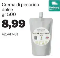 GrosMarket Crema di pecorino dolce offerta