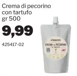 GrosMarket Crema di pecorino con tartufo offerta