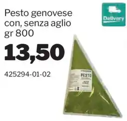 GrosMarket Pesto genovese senza aglio offerta