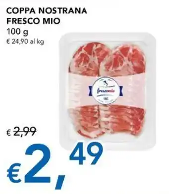 Coppa nostrana fresco mio