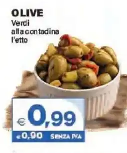 Boningros Cash and Carry Olive verdi alla contadina offerta