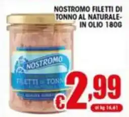 Sacoph Nostromo filetti di tonno offerta