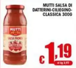 Sacoph Mutti salsa di datterini-ciliegino-classica offerta