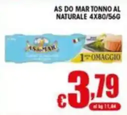 Sacoph As do Mar tonno al naturale offerta
