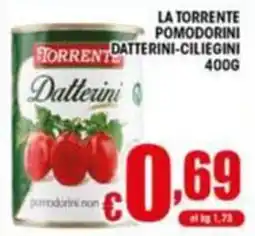 Sacoph La Torrente pomodorini datterini-ciliegini offerta