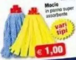 Magazzini Smart Mocio in panno super assorbente offerta