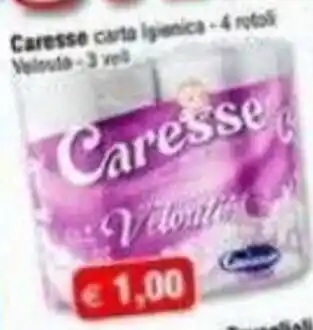 Caresse carta igienica