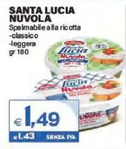 Boningros Cash and Carry Santa Lucia Nuvola Spalmabile alla ricotta offerta