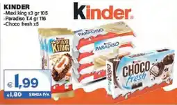 Boningros Cash and Carry Kinder offerta