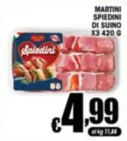 Sacoph Martini spiedini di suino offerta