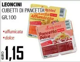 Big Food Leoncini Cubetti di Pancetta offerta
