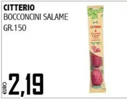 Big Food Citterio bocconcini salame offerta