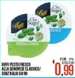 Supermercati EffePiù Biffi pesto fresco alla genovese classico offerta