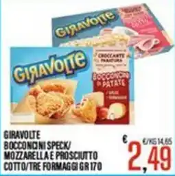 Supermercati EffePiù Giravolte bocconcini speck mozzarella e prosciutto cotto offerta