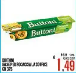 Supermercati EffePiù Buitoni base per focaccia la soffice offerta