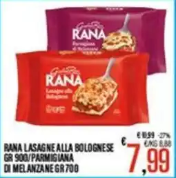 Supermercati EffePiù Rana lasagne alla bolognese offerta