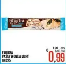 Supermercati EffePiù Exquisa pasta sfoglia light offerta