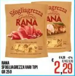 Supermercati EffePiù Rana sfogliarezza vari tipi offerta