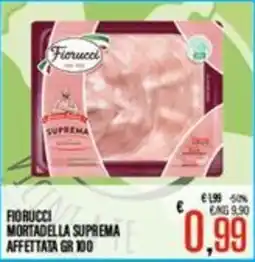Supermercati EffePiù Fiorucci mortadella suprema offerta