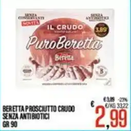 Supermercati EffePiù Beretta prosciutto crudo offerta