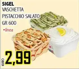 Big Food Sigel vaschetta pistacchio salato offerta