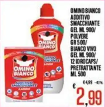 Omino bianco additivo smacchiant