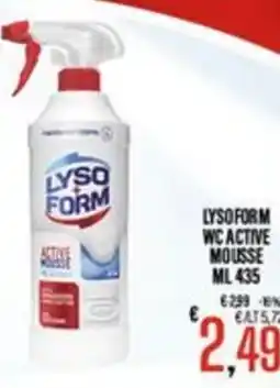 Supermercati EffePiù Lysoform wc active mousse offerta