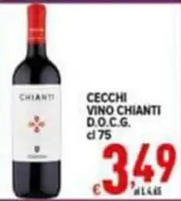 Iper Triscount Cecchi vino Chianti D.O.C.G. offerta